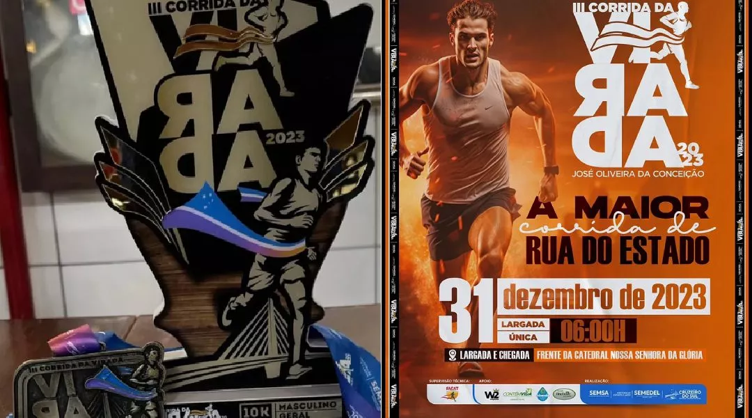 III Corrida da Virada em Cruzeiro do Sul acontece neste domingo com premiação recorde e participação expressiva