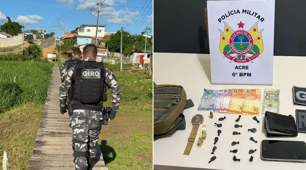 Polícia Militar prende suspeito de roubo que vitimou empresário em Cruzeiro do Sul